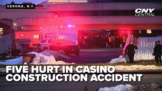 Five construction workers injured in exterior elevator accident at Turning Stone