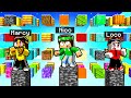 SOPRAVVIVI IN MEZZO A 1.000.000 DI BLOCCHI su UN PILASTRO DI BEDROCK su MINECRAFT!