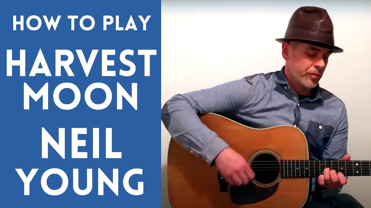 How to Play HARVEST MOON by Neil Young, QUICK & EASY Acoustic Guitar