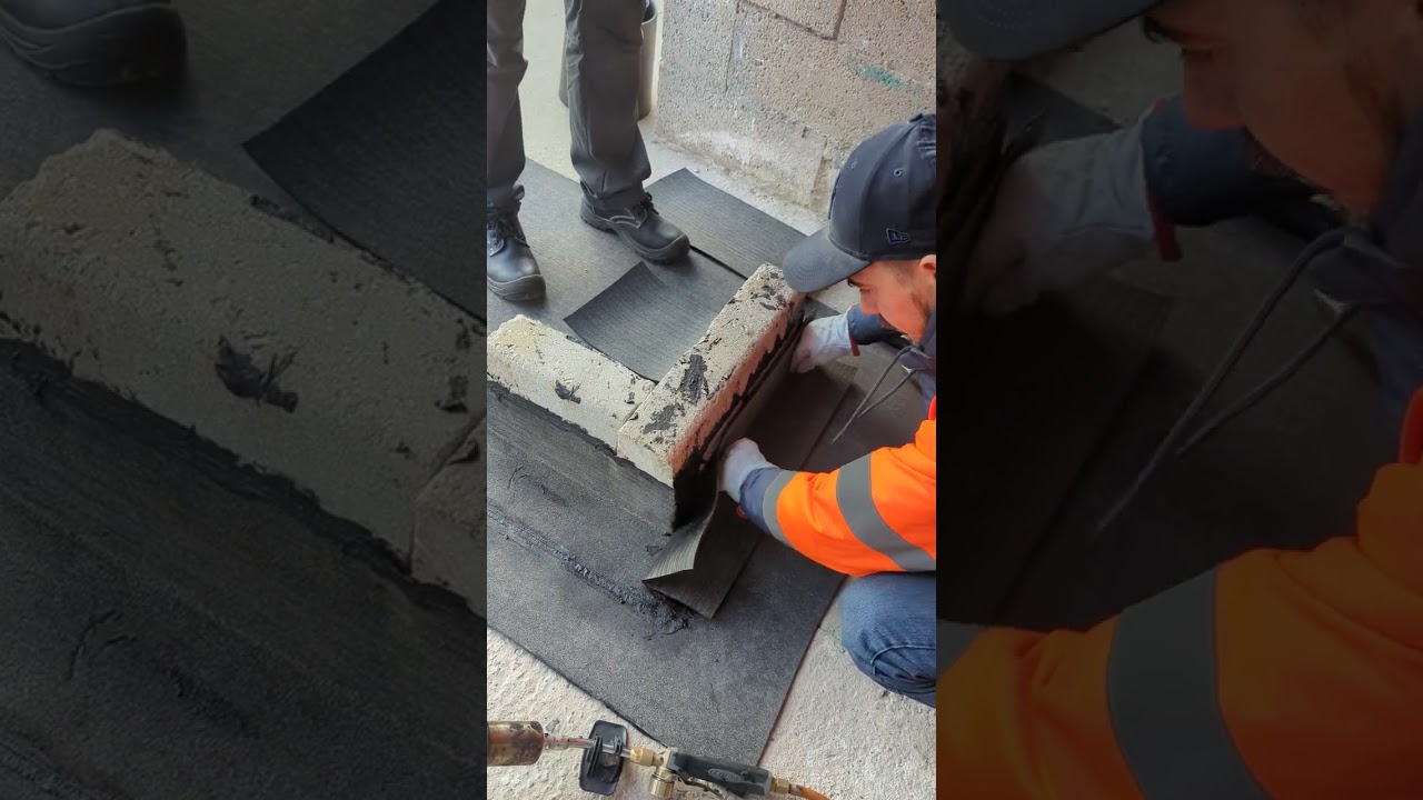 Tuto  Soudure Étanchéité Toiture Terrasse : Équerre, angle sortant