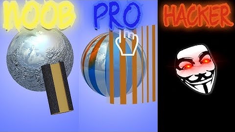 NOOB vs PRO vs HACKER | Foil turning 3d