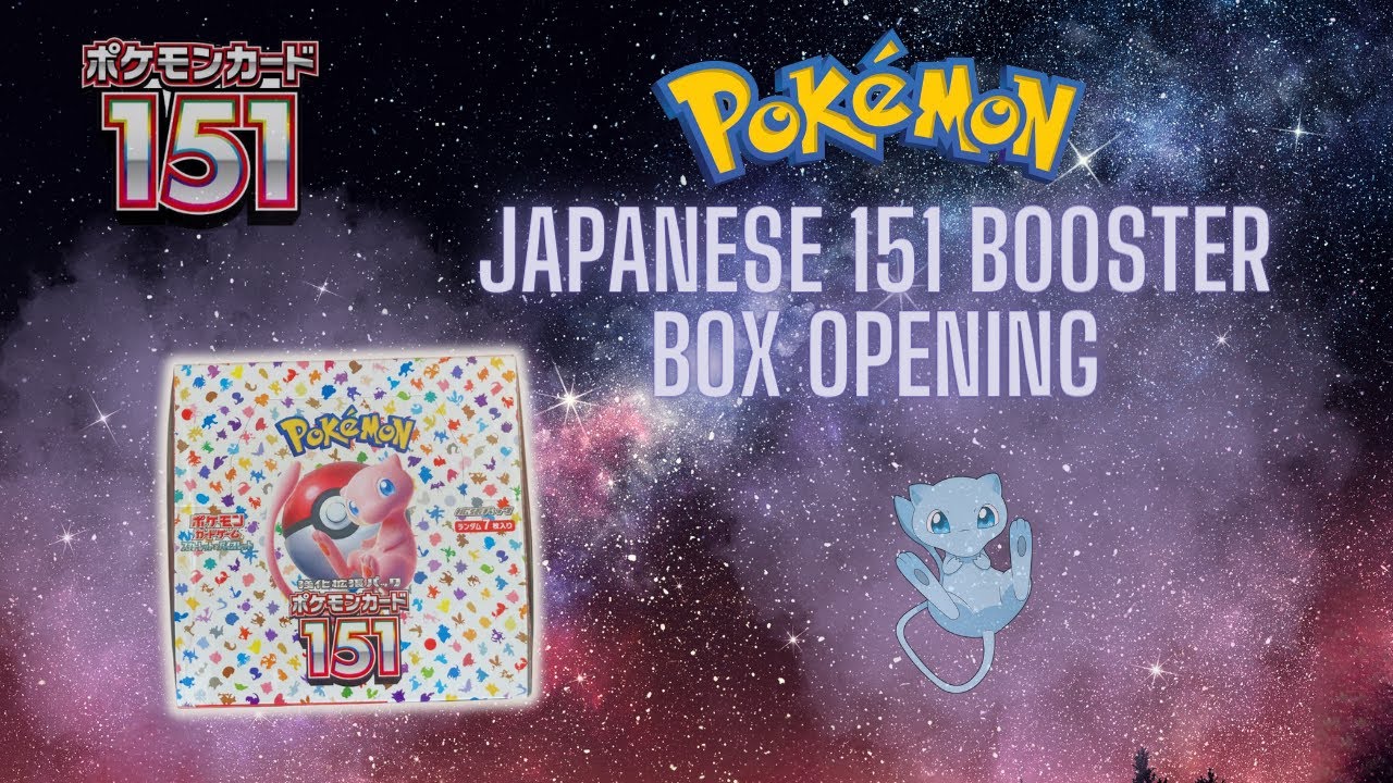 Pokémon - Japanese 151 Booster Box Opening - YouTube