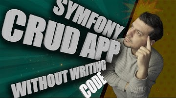 Symfony tutorial: CREATING A CRUD APPLICATION