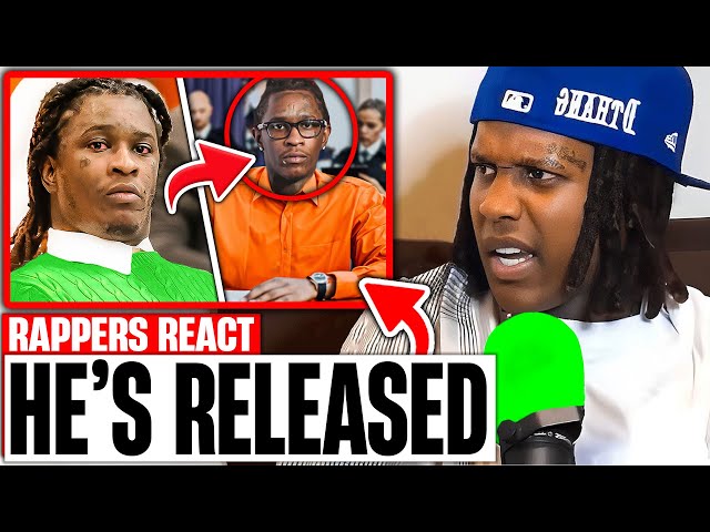 Rappers React To Young Thug RELEASED FROM RICO CASE.. class=