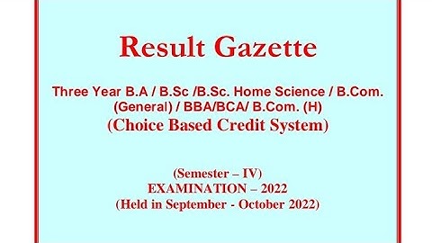 4th semester cbcs result out||jammu University||jammu University latest news.