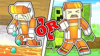 EXTREME MINECRAFT WOULD YOU RATHER (hilarious)