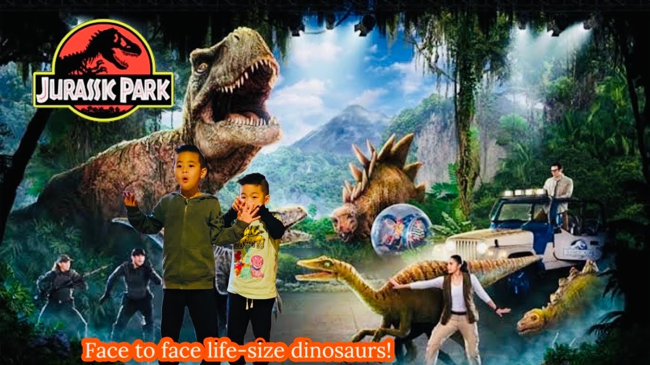 See,touch&feel the life size dinosaur closer than ever | cùng đối mặt với khủng long kích thước thật