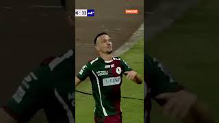 মোহনবাগানের দ্বিতীয় গোল! 💚❤️সবুজ-মেরুন ঝড়ে আবার কাঁপছে মাঠ! 💪 #ISL12 #MBSG #India #Shorts