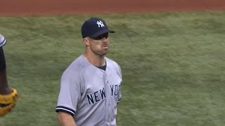 Gregorius fields ball off catwalk, ends game