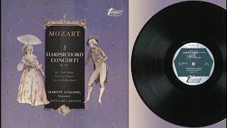 Martin Galling (harpsichord) and Stuttgart Soloists. Mozart: 3 Harpsichord Concerti, K. 107