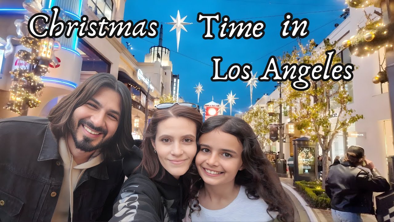 Christmas in Los Angeles! Ice Skating & Jellycat Ski Club ❄️