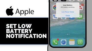 How to Set Low Battery Notification on iPhone | iPhone Battery Alert Trick (2025)