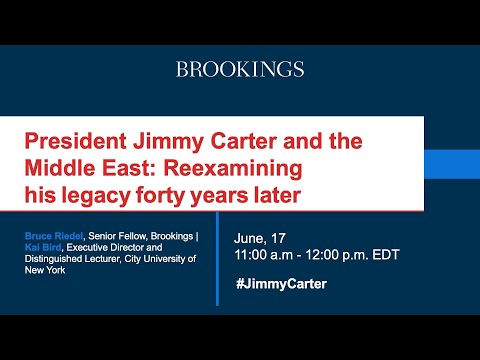 President Jimmy Carter and the Middle East: Reexamining his legacy forty years later - President Jimmy Carter and the Middle East: Reexamining his legacy forty years later