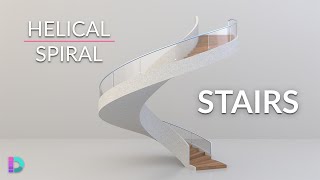 Model Stairs In Maya | Helical Spiral Staircase