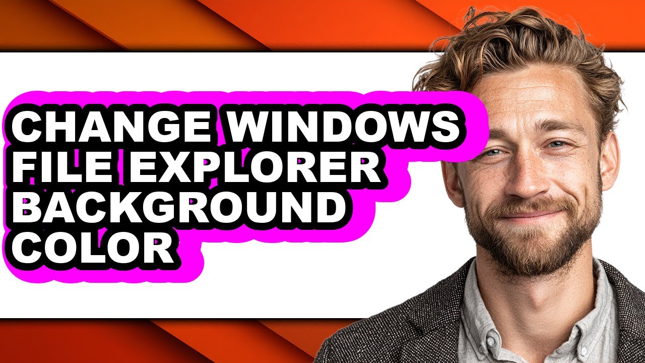 How to Change Windows File Explorer Background Color - Full Guide - YouTube