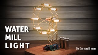 Satisfying Octagonal LED Watermill Build | Wire Bending & Soldering ASMR