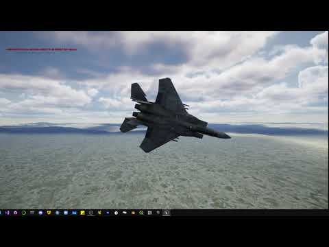 Combat Flight Simulator Prototype in Unreal 5 + JSBSIM