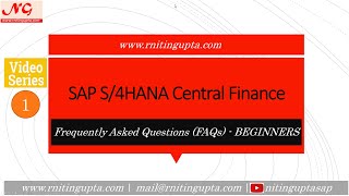 SAP Central Finance - Frequently Asked Questions - 1