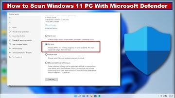How to Run Microsoft Defender Full Virus Scan on Windows 11