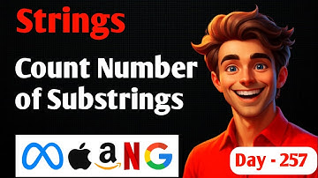 Count Number of Substrings | String Series | Striver A2Z DSA Sheet | Crack TCS , HCL , MAANG 