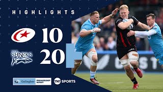 Huge Moment! 🤩 | Saracens 10-20 Sale Sharks | Gallagher Premiership Rugby Highlights