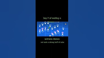 Day 7 of making a extreme demon #geometrydash#youtube#youtubeshorts#shorts#gd#tiktok#extremedemon