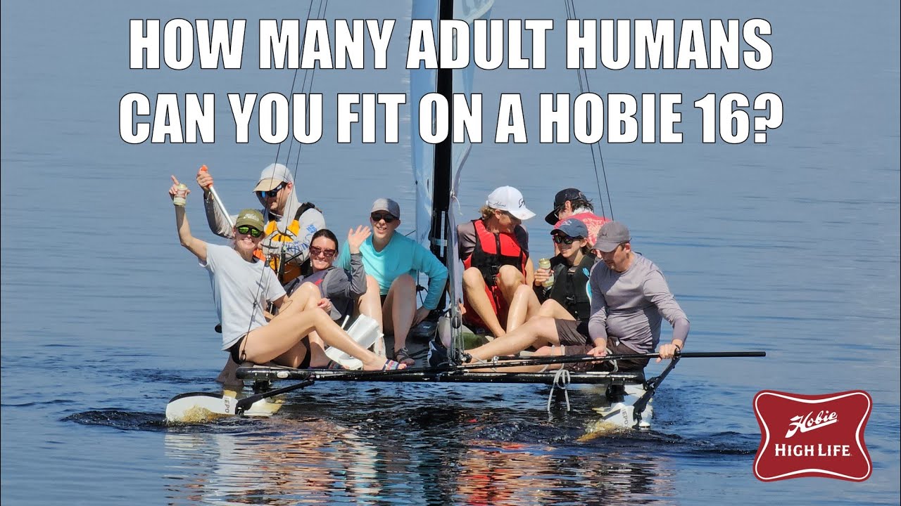 How Many People Can You Fit On A Hobie 16? - YouTube