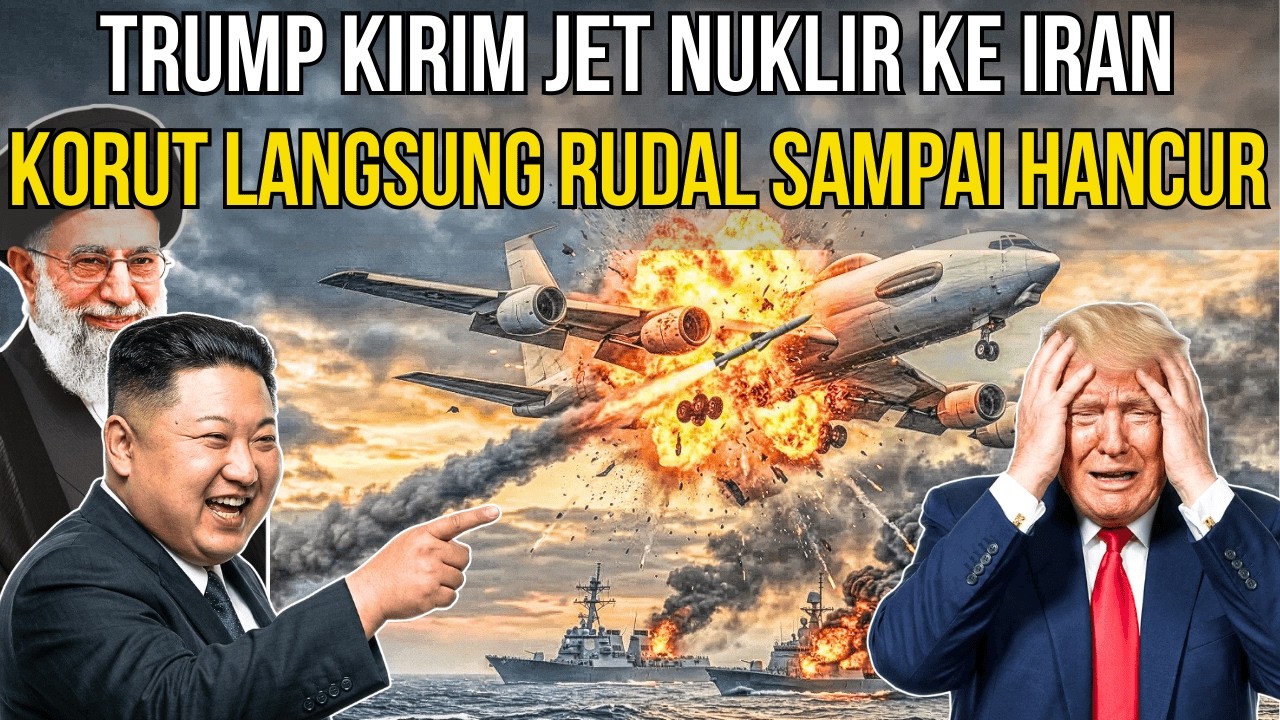 🔴KOREA UTARA MUSNAHKAN PESAWAT NUKLIR AMERIKA YANG MENUJU KE IRAN‼️