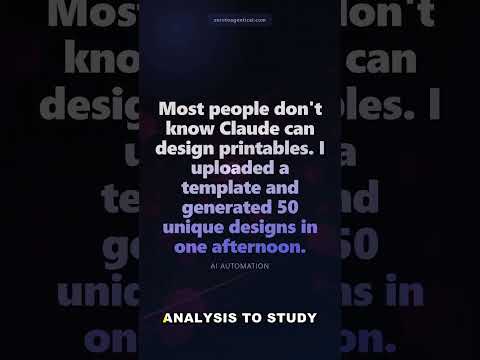 I Used Claude to Design 50 Etsy Printables in One Day