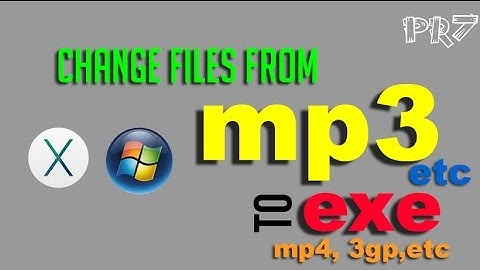 How to rename a file type like .exe to .mp3 on PC