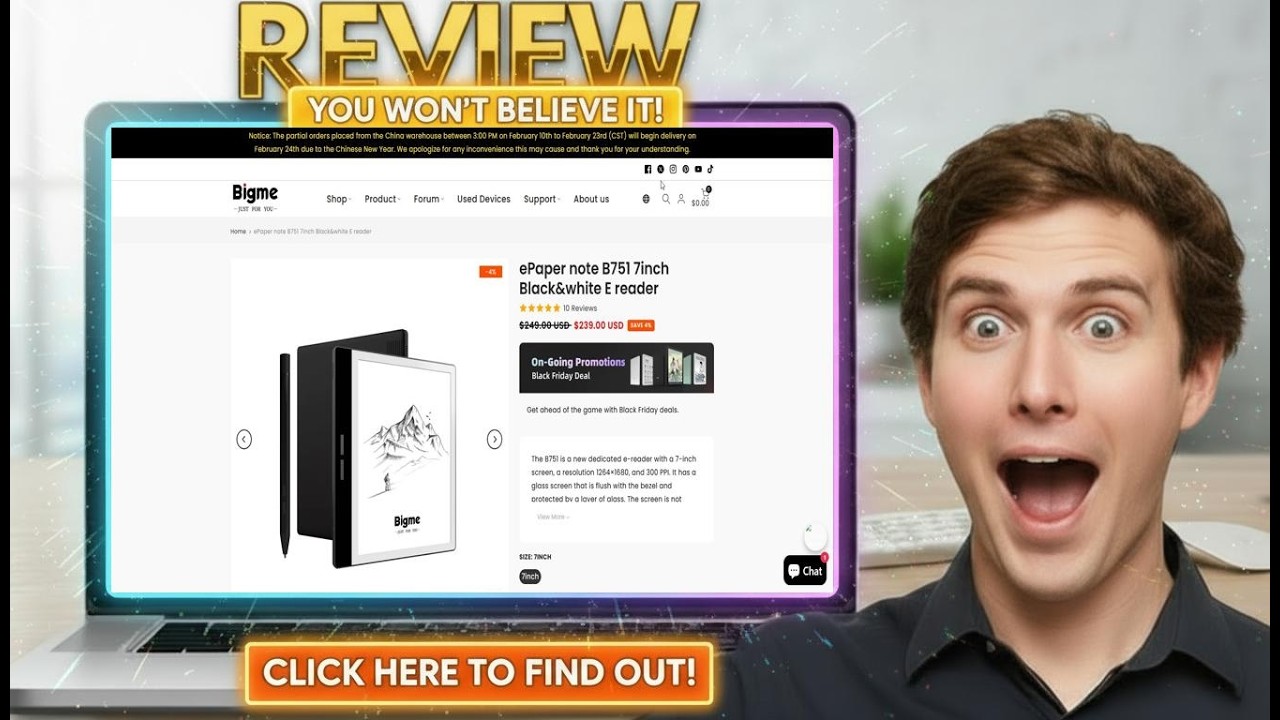 E-Paper Note B751 Digital Notebook Review 2026 Overview Pros & Cons What To Know