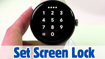 Google Pixel Watch 3 Tutorial - Set Up Touch and Screen Lock with PIN or Pattern