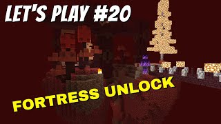 NETHER FORTRESS Unlock | Episode 20 (CubeCraft Skyblock Let’s Play)