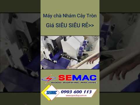 Video Máy Chà Nhám Cây Tròn, nhỏ gọn nâng suất rất cao - youtube