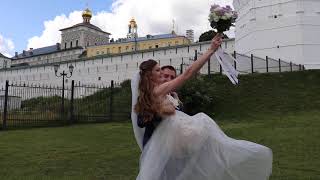 Bride and groom spining dance. Summer 2023. #weddingdress #videographer