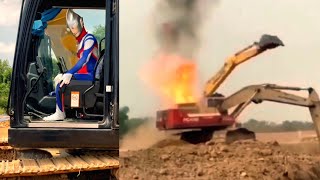 Excavator - Ultraman Heavy Equipment Controller | Compilation Video