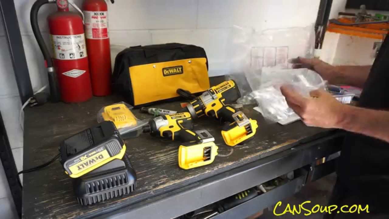 DeWALT DCK296M2 Torque Driver Drill 20V Lithium Brushless Tool Set
