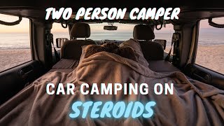 Jeep CAMPER Conversion TOUR  Full Bed & Kitchen