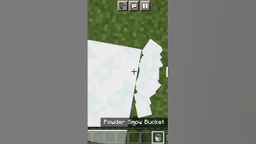 Minecraft:Slime block+Snow bucket MLG 😉