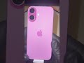 IPhone 16 Unboxing #iphone #unboxing #iphoneunboxing #iphone16 #appleiphone #pink