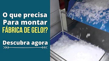 Como é feito gelo industrial?