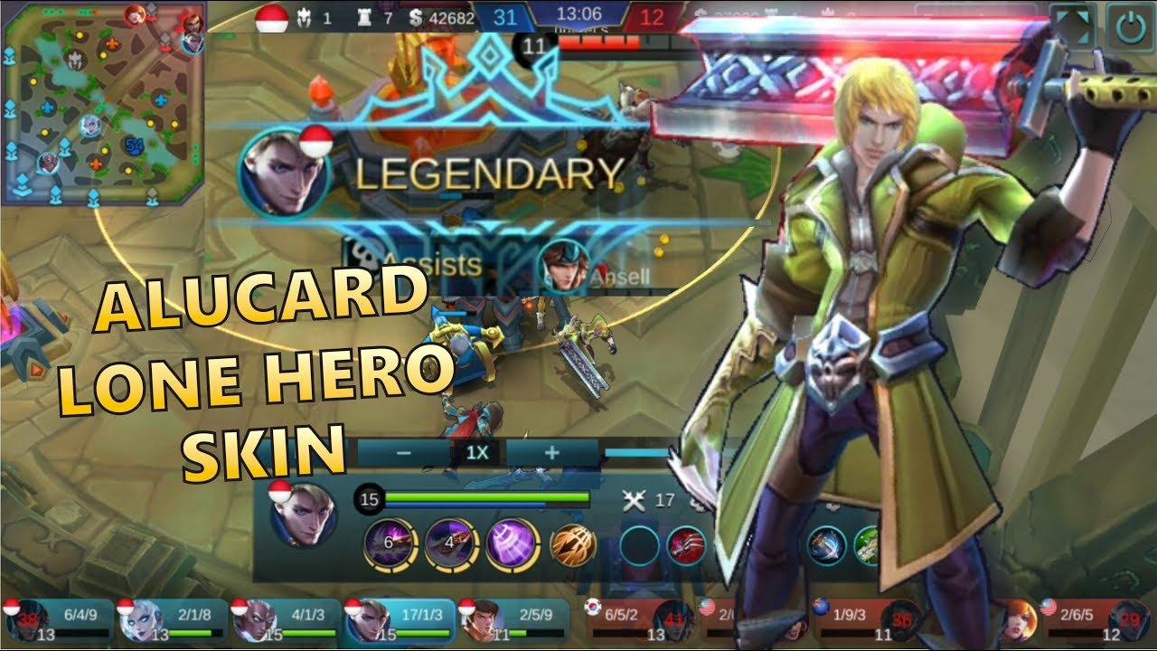 Mobile Legends Alucard Legendary Lone Hero Skin Youtube