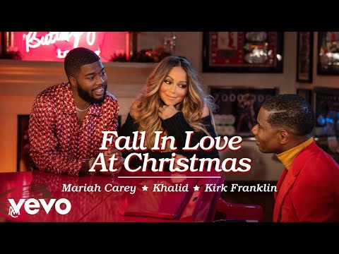 Mariah-Carey-Khalid-Kirk-Franklin-Fall-in-Love-at-Christmas-Official-Music-Video