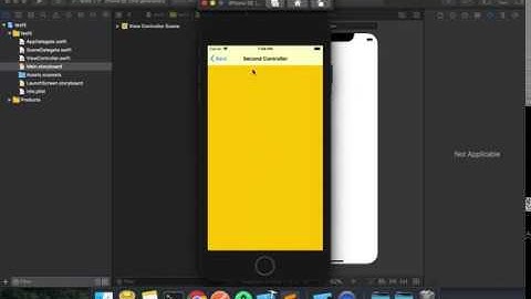 iOS 아이폰 네비게이션 컨트롤러 만들기