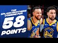 Splash Brothers💦 Stephen Curry & Klay Thompson Make IT RAIN In H-Town!☔️ | April 4, 2024