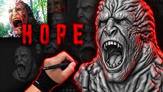HOPE Movie Monster Sculpting in Blender