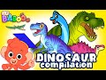 Learn Dinosaurs for Kids | Scary Dinosaur movie Compilation | t-rex Triceratops