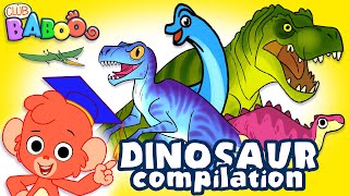 Изучите динозавры для детей | Сборник ужасных динозавров | t-rex Triceratops