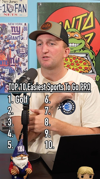 Top 10 Easiest Sports To Go Pro In! Which Is Best? #shorts #top10 #sports #easy #guessinggame