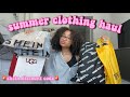 HUGE SUMMER CLOTHING HAUL (shein,urban,prettylittlething,hollister) + SHEIN DISCOUNT CODE